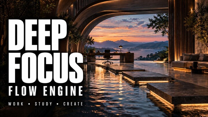 Deep Focus Music for Work & Study ⚙️ Flow Engine 4K