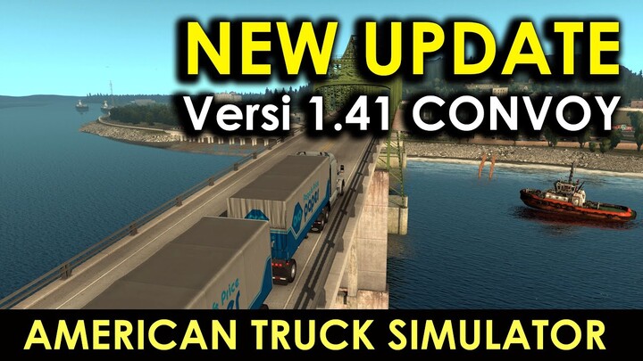 CARA SETTING CONVOY DI ATS | NEW UPDATE !!! ATS 1.41 | American Truck Simulator Indonesia