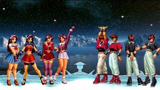 Kof Mugen Chris Team VS Athena Team