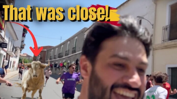 This is what a bullfight is like in Spain.