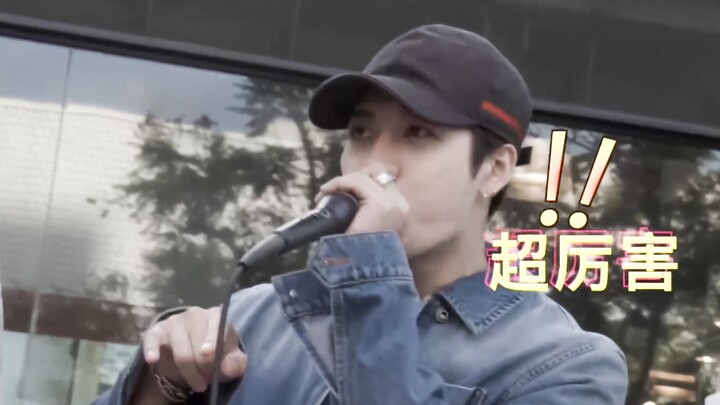 [1080P] Jackson Wang học beatbox một cảnh liền trên đường phố Los Angeles, tài năng này quả thật vô 