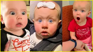 1001 Funny Baby Reaction With Everything - Cute Baby Video