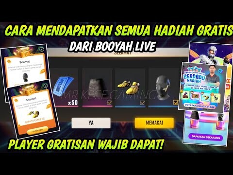 CARA TUKAR TOPENG MALING FF DI APK BOOYAH || CARA MENDAPATKAN SEPATU LETDA HYPER DI APK BOOYAH