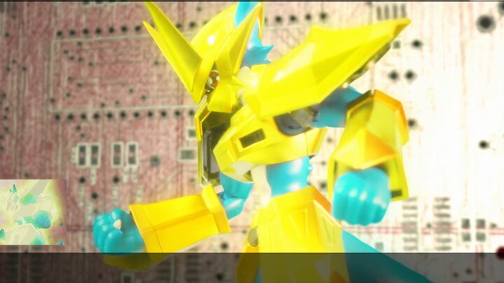 【Stop-motion Animation】The radiance of miracle! Kamendramon!