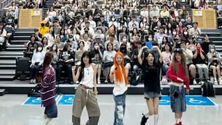 (G)I-DLE x 奶啵啵 240713 与奶味蓝首个Cha💜｜"Klaxon"Challenge