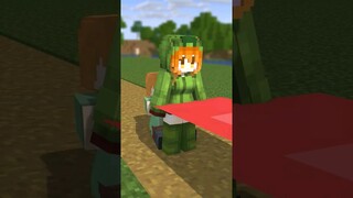 Fart is The Best Weapon Against Frog - minecraft animation #shorts