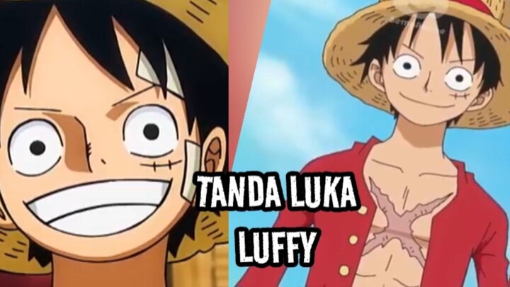 TANDA LUKA LUFFY #onepiece
