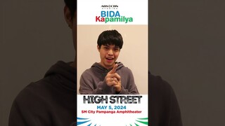 Elijah Canlas and #HighStreet Cast sa #BidaKapamilya Pampanga