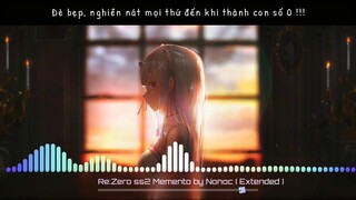 Re:Zero Season 2 - Ending Live Version 『Memento』 by Nonoc - Lyrics ( Vietsub )