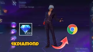 TO GER DIAMONDS USING GOOGLE  CHROME IN MOBILE LEGENDS BANG BANG