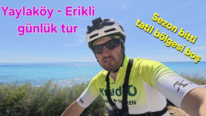 Tatil sezonu bitti. Bisiklet sezonu hep açık. Tatil bölgesi turu. Günlük vlog.