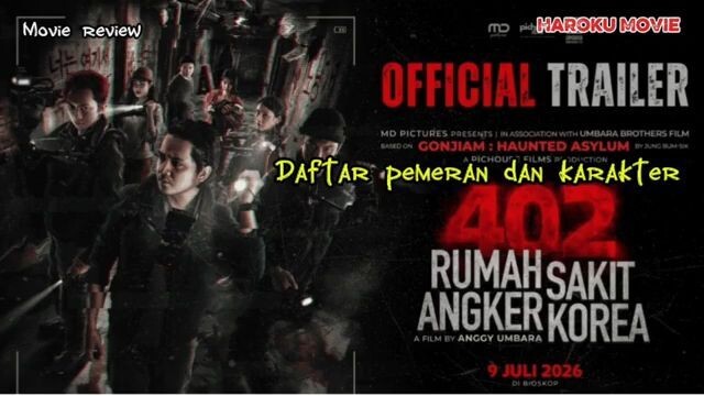Daftar pemeran dan karakter film Rumah Sakit Angker 402