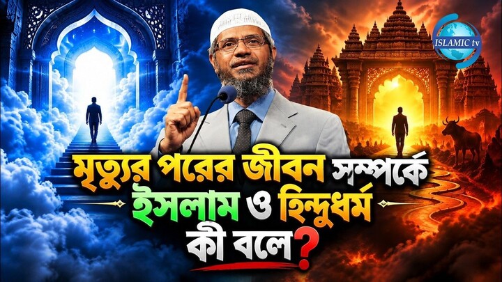 মৃত্যুর পরের জীবন সম্পর্কে ইসলাম ও হিন্দুধর্ম কী বলে? | জাকির নায়েকের বিশ্লেষণ | Islamic TV