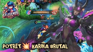 🔵Potret Karina BRUTAL Bikin Musuh Kena MENTAL 😱