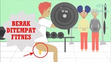 berak di tempat fitnes - animasi lucu