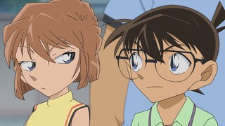Haibara reacts when Conan talks about a love triangle - Episode 945