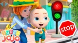 Super jojo cross the street song + Safety Haibts for Kids + Cocomelon Nursery Rhymes + Bingo song