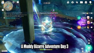 A Muddy Bizarre Adventure Day 3 Circulation Theory - Shadowy Husks Battle Gameplay