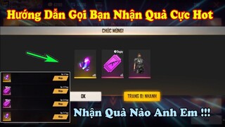 [Garena Free Fire] Hướng Dẫn Kêu Gọi Bạn Bè Trở Lại FF Nhận Quà Vé Quay Và Mảnh Lập Phương Free.