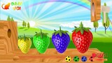 Pelajari Warna dengan Strawberry dan Bola Warna Warni dalam Bahasa Indonesia