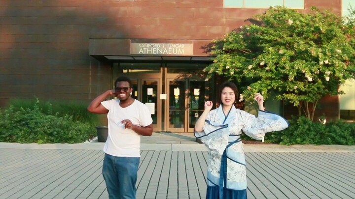 【恋DANCE】Dancing Gakki's dance at an American university graduation?!