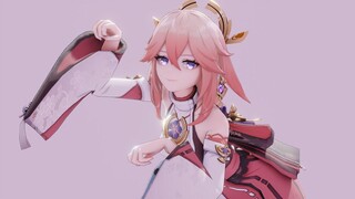 Genshin Impact MMD 4K ／ 60FPS Yae Miko PiNK CAT】