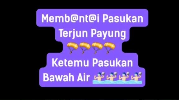 Berhasil Memb@nt@i Pasukan Terjun Payung, ketemu Pasukan Bawah Air