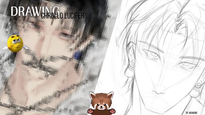 Draw Chrollo Lucifer||by.mamond