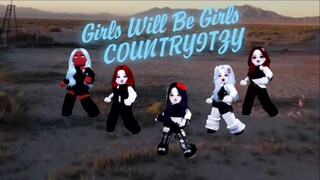COUNTRYITZY - Girls Will Be Girls (ITZY) [Dance Cover] | Countryhumans Roblox