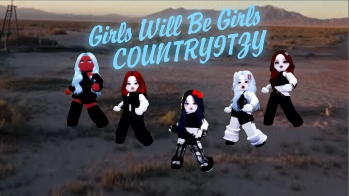 COUNTRYITZY - Girls Will Be Girls (ITZY) [Dance Cover] | Countryhumans Roblox