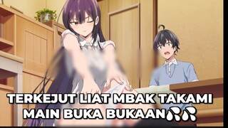 TERKEJUT LIAT MBAK TAKAMI MAIN BUKA BUKAAN 😲💦💦
