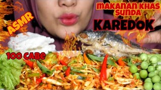 ASMR MAKANAN KHAS SUNDA|| KAREDOK||LALAPAN MENTAH||COLLAB @Ambu FoodStories|| asmr mukbang indonesia
