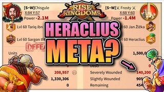 Heraclius Test Results [Garrison META?] Rise of Kingdoms