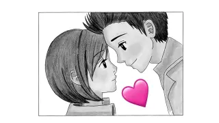 How To Draw Boy and Girl in Love [Drawing Anime Tutorial]