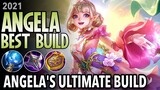 "I'LL PROTECT U" Angela Best Build for 2021 | Angela Gameplay & Build Guide - Mobile Legends