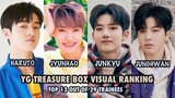 YG Treasure Box Visual Ranking (Top 12 Out Of 29 Trainees)