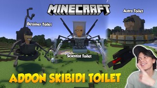 NEW UPDATE ADDON MINECRAFT SKIBIDI TOILET! Ada Speaker Woman, Astro Toilet & Scientist Toilet