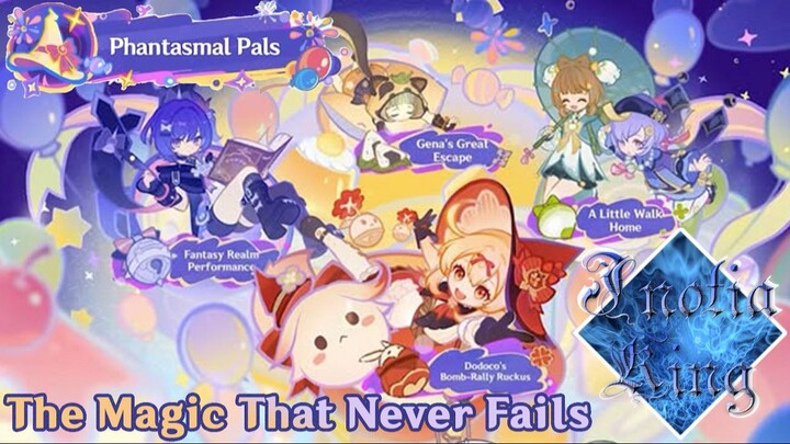 Karoshi and Loss of Innocence Never Fail the Magic | Let's Play Genshin Impact Phantasmal Pals