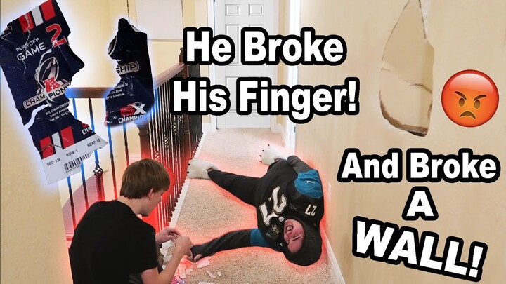 Ripped His Playoff Tickets Prank!! (GONE WRONG) (FIGHT)