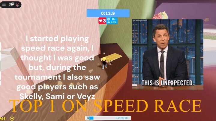 How I managed to become top 1 on Obby Race monthly leaderboard
