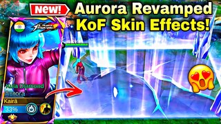 AURORA KOF REVAMPED EFFECTS VS OLD EFFECTS!🧊FULL COMPARISON!💙