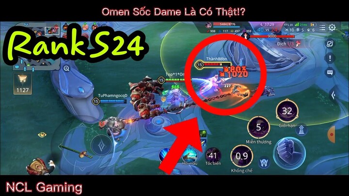 #S24 LQMB: Omen Sốc Dame Là Có Thật! Rank Mùa 24