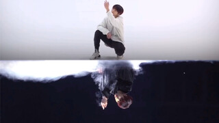 Flower in the Mirror - 2019 MMA intro Jung Kook's underwater dance practice room + straight-shot mir