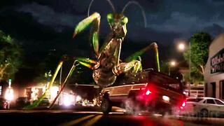 Giant Bug Attacks Car | Goosebumps | CLIP