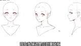 [How to draw hair] How to draw Mai Shanwu's hair? Teach you how to draw super simple hair in 1 minut