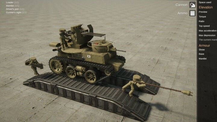 【Gaming】Type 96 Triple Gun Carrier (Tank Defense)