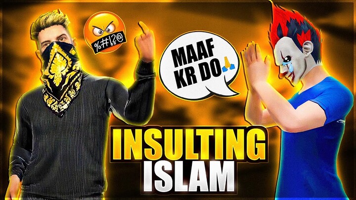 YouTubers Insulted Islam😡 | CLASSY FREE FIRE | Report Them