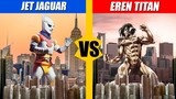 Jet Jaguar vs Eren Attack Titan | SPORE