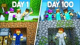 Can I hide from my friends for 100 Days in Minecraft?