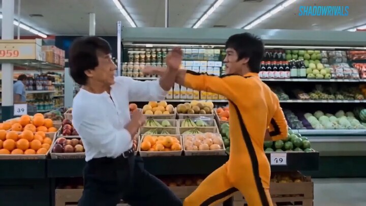 Bruce Lee vs. Jackie Chan in a Brawl at the Supermarket: Seedance 2.0 Martial Arts Test AI Short Fil